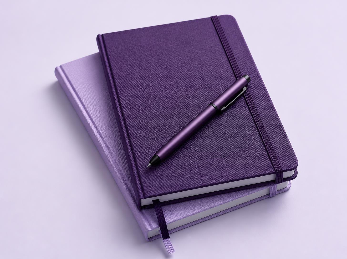 Cuadernos y lapicero corporativos